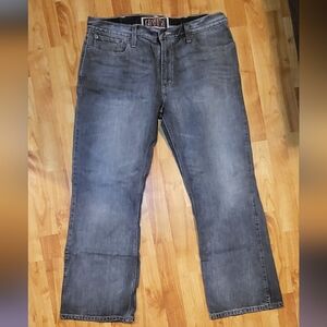 Levi's 527 Men's Relaxed Fit Dark Gray Jeans